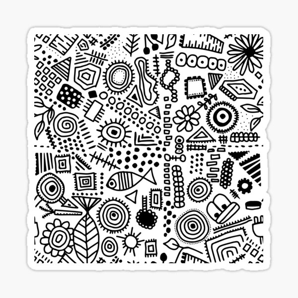 Doodle Fun Sticker