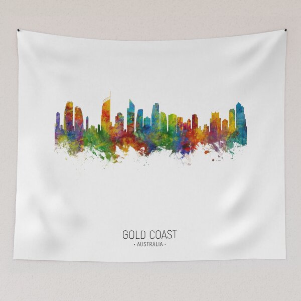 Item preview, Gold Coast Australia Skyline designed and sold by ArtPrints.