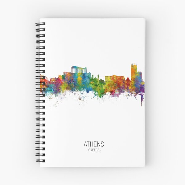 Artikelvorschau, Athen Griechenland Skyline entworfen und verkauft von ArtPrints.