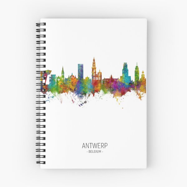 Item preview, Antwerp Belgium Skyline designed and sold by ArtPrints.
