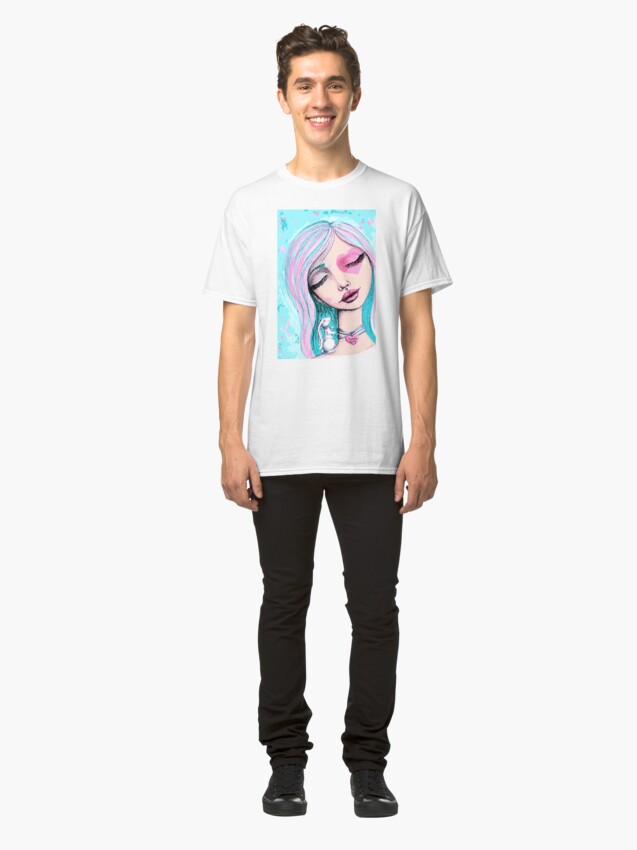 Alternate view of Bunnies Rock Classic T-Shirt