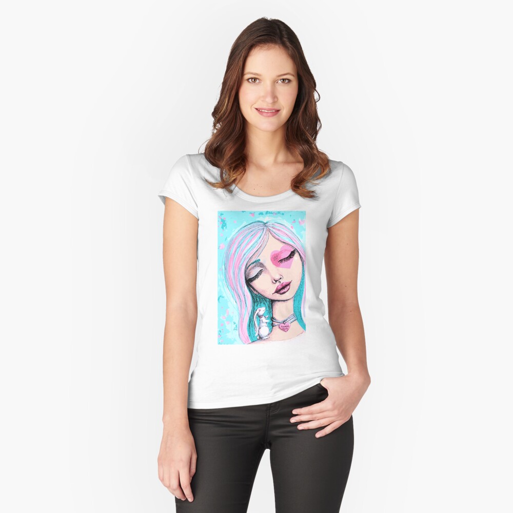 Item preview, Fitted Scoop T-Shirt designed and sold by LittleMissTyne.