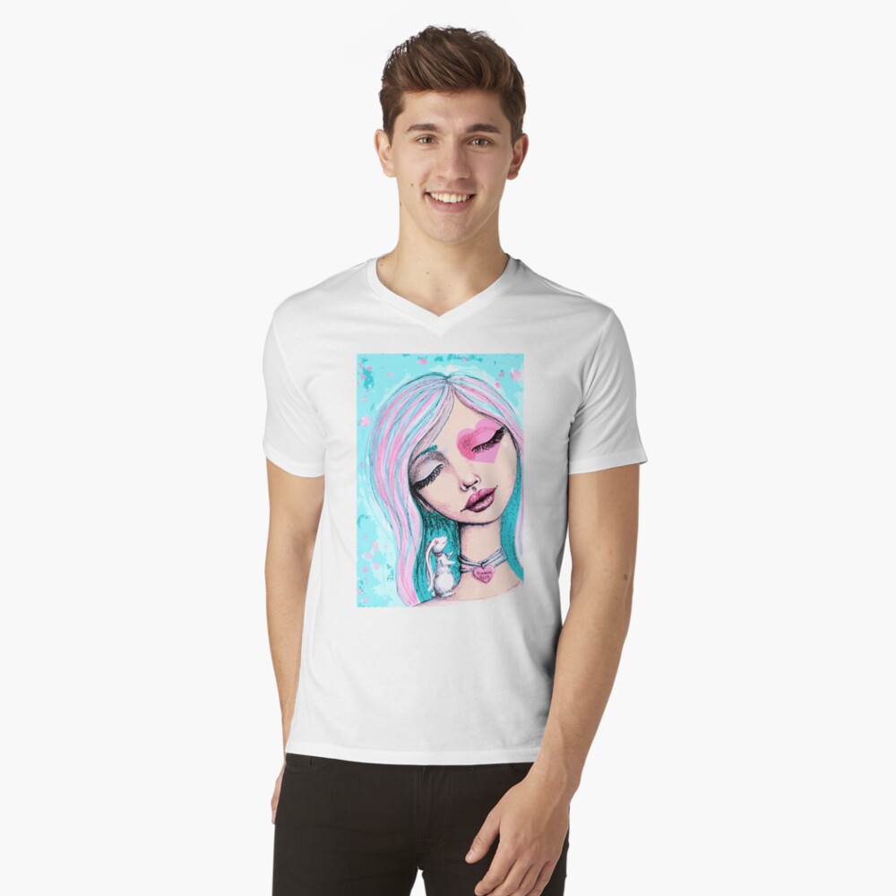 Item preview, V-Neck T-Shirt designed and sold by LittleMissTyne.