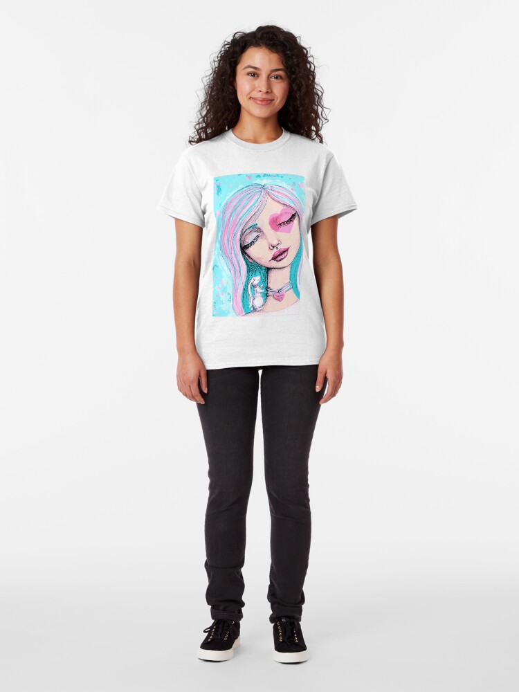 Alternate view of Bunnies Rock Classic T-Shirt