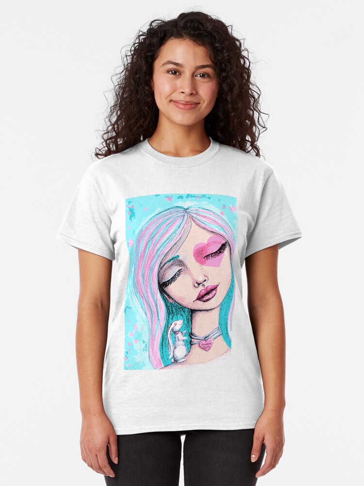 Alternate view of Bunnies Rock Classic T-Shirt
