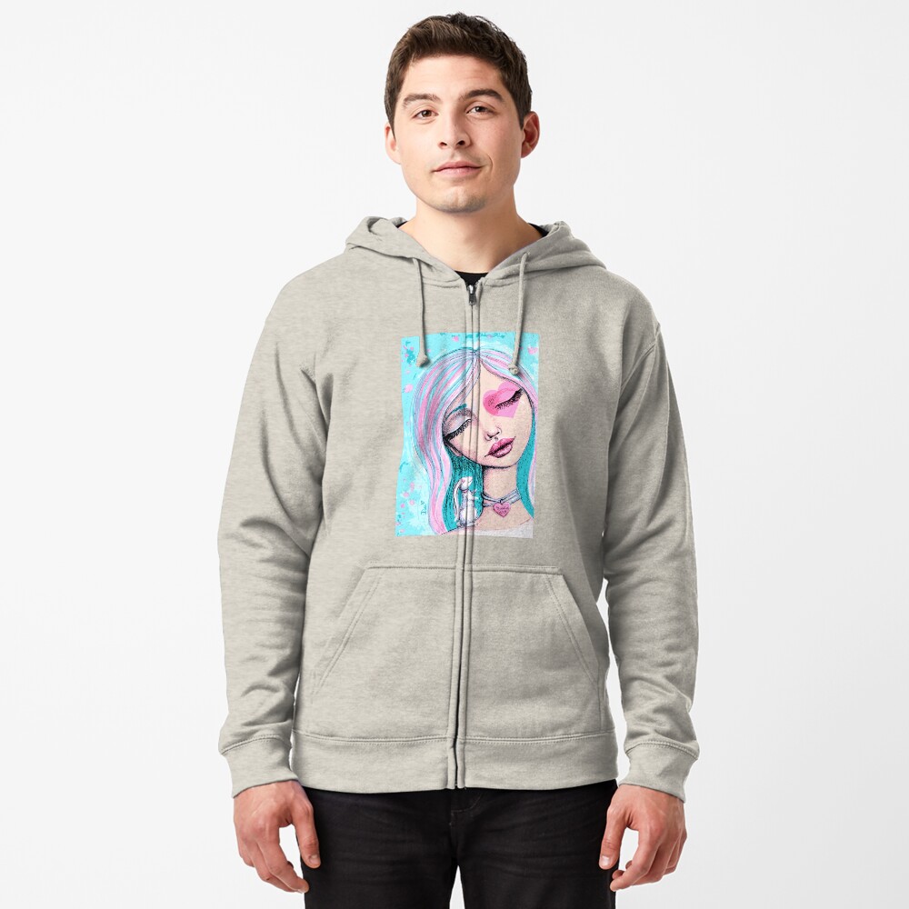 Item preview, Zipped Hoodie designed and sold by LittleMissTyne.