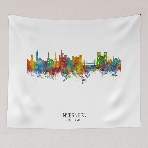 Item preview, Inverness Scotland Skyline designed and sold by ArtPrints.