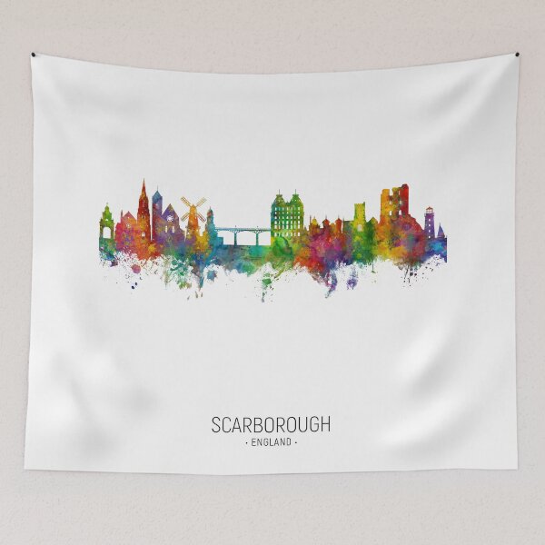 Item preview, Scarborough England Skyline designed and sold by ArtPrints.