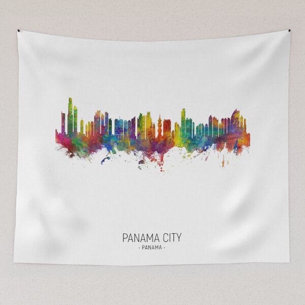 Artikelvorschau, Panama City Skyline entworfen und verkauft von ArtPrints.