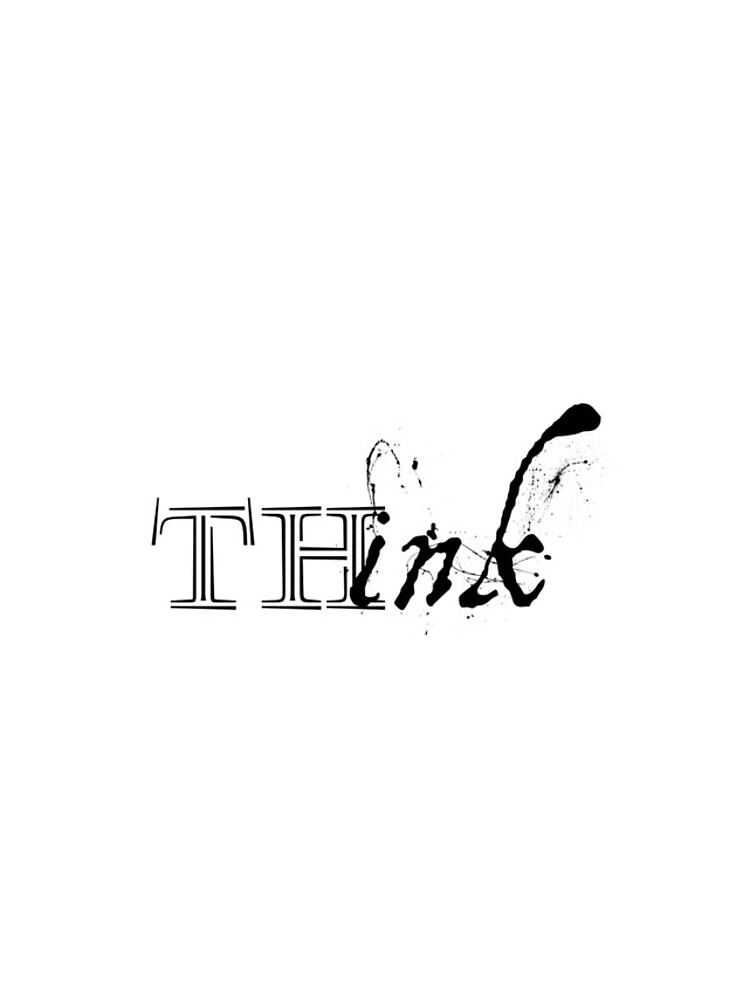 Thumbnail 4 of 4, iPhone Case, Think In Ink designed and sold by BehaveBookishly.