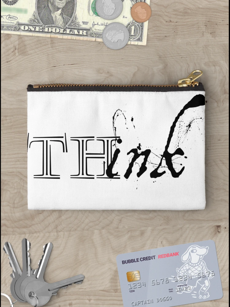 Thumbnail 3 of 4, Zipper Pouch, Think In Ink designed and sold by BehaveBookishly.