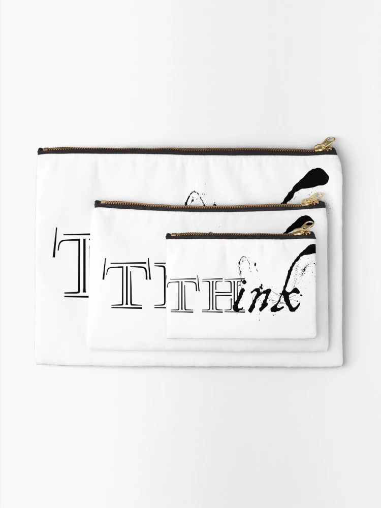 Thumbnail 2 of 4, Zipper Pouch, Think In Ink designed and sold by BehaveBookishly.