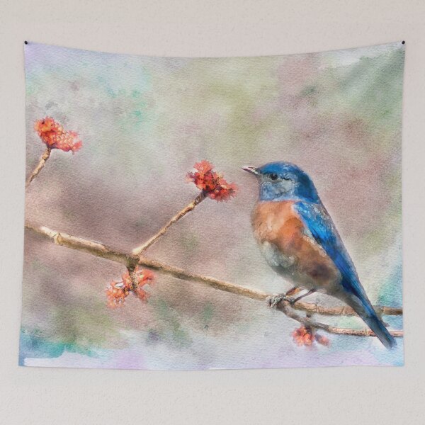 Item preview, Blue Bird Watercolor designed and sold by Gypsykiss.