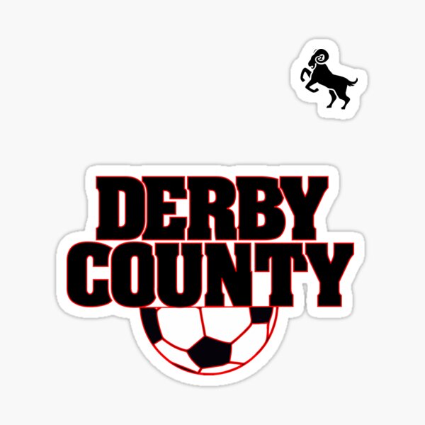derby county stickers redbubble redbubble