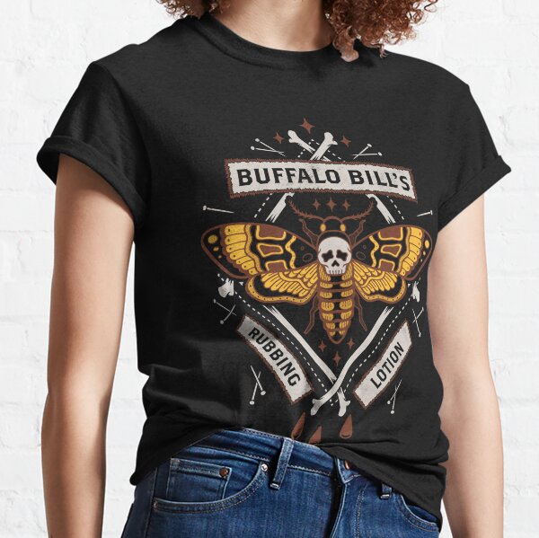 Silence Of The Lambs Movie Lector Buffalo Bill Japanese Lettering Adult T Shirt