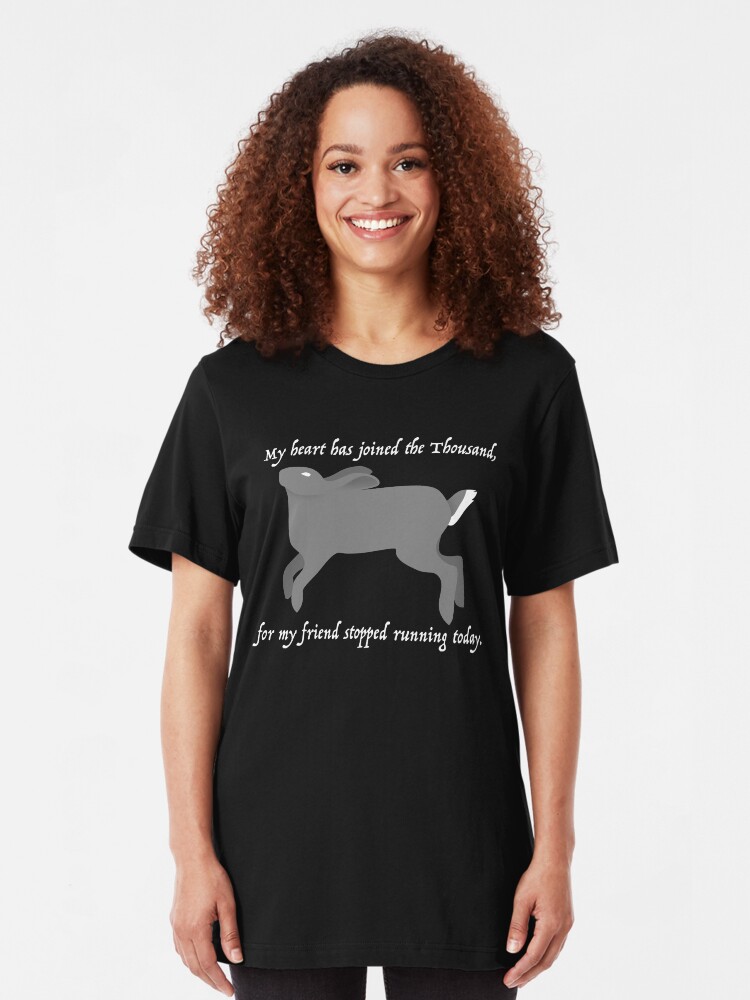 Alternate view of My heart has joined the Thousand... Slim Fit T-Shirt
