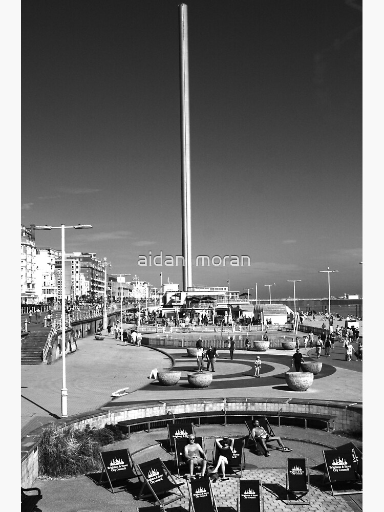 Brighton Beach England Greeting Card By Aodhain Redbubble