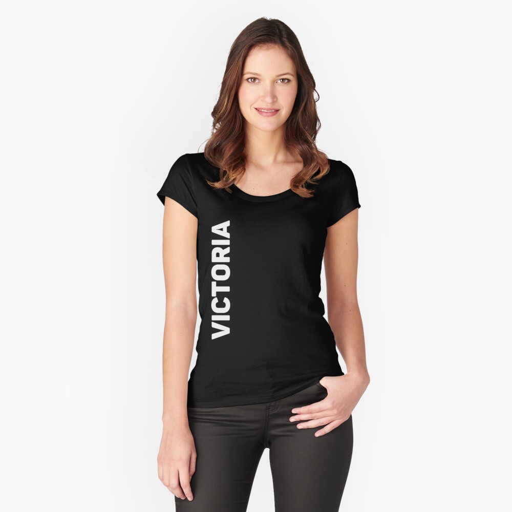 Item preview, Fitted Scoop T-Shirt designed and sold by designkitsch.