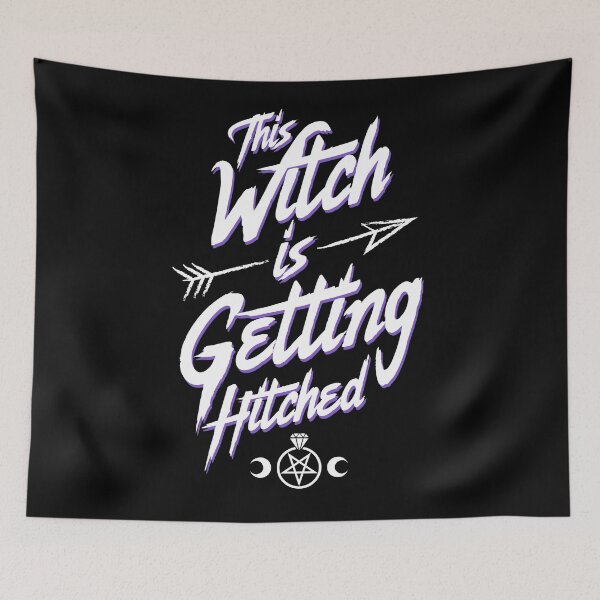 Item preview, This Witch is Getting Hitched - Goth - Occult - Hen Party - Bachelorette designed and sold by Nemons.