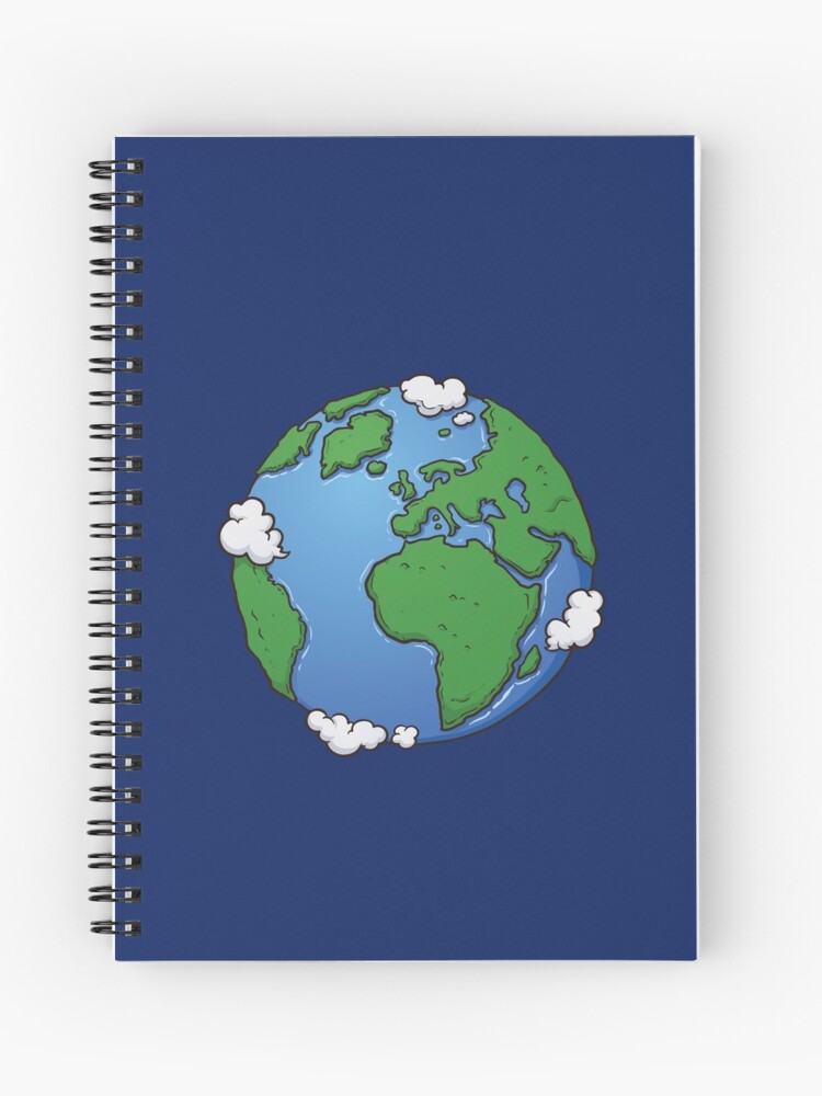 Cuaderno de espiral «Planeta tierra (dibujos animados)» de designsbycollin | Redbubble Cuaderno de espiral «Planeta tierra (dibujos animados)» de designsbycollin | Redbubble
