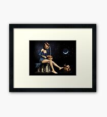 Surreal Woman Framed Print