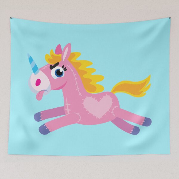 Item preview, toy pink unicorn with tongue designed and sold by duxpavlic.