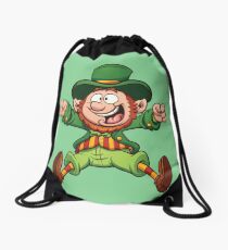 Cartoon Leprechaun Drawstring Bag