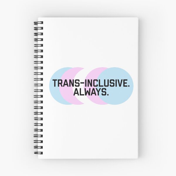 Aperçu de l'œuvre Trans-Inclusive. Toujours. Logo de l'activisme pour l'égalité créée et vendue par silverxsakura.