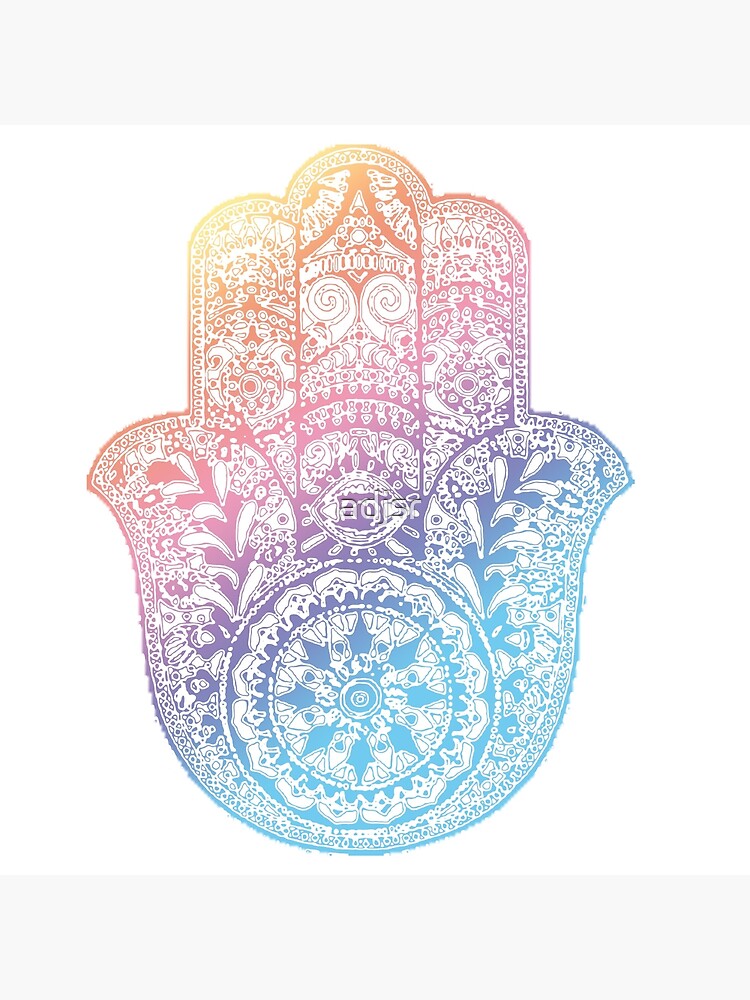 Rainbow Hamsa by adjsr