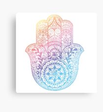 Rainbow Hamsa Metal Print