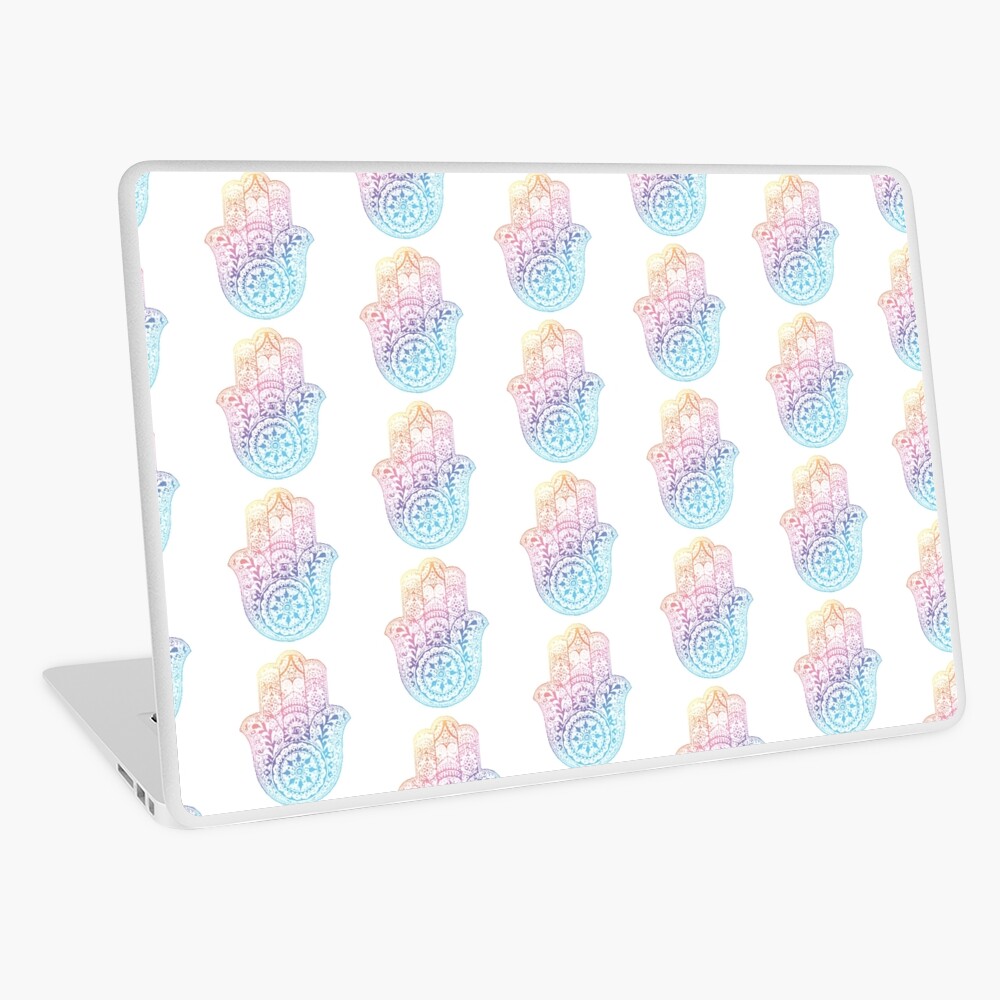 Rainbow Hamsa Laptop Skin