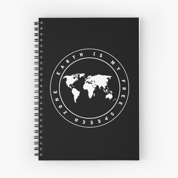 Item preview, Earth is my free speech zone designed and sold by TheaDesign.