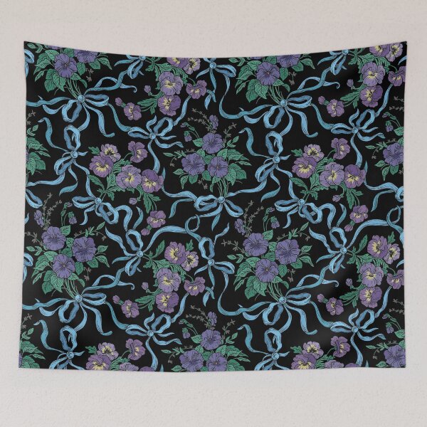 Item preview, Pansies and Ribbons I designed and sold by Pixelchicken.
