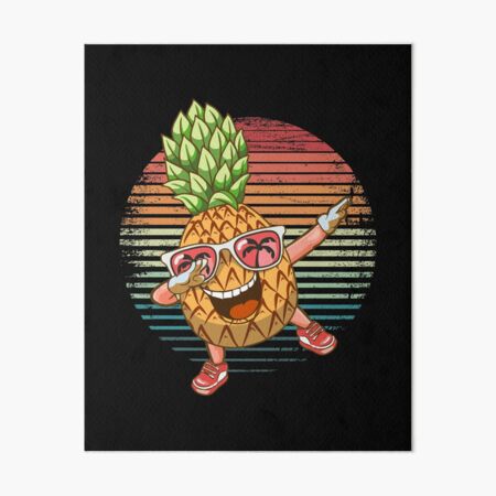 Dabbing Pineapple Funny Dab Dancing Sunglasses Aloha Beaches 