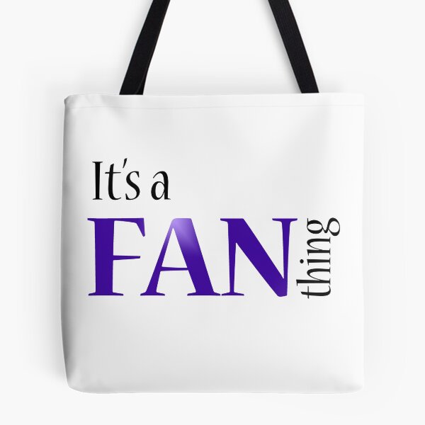 Item preview, It's a Fan Thing - purple designed and sold by PlanetaryArtist.