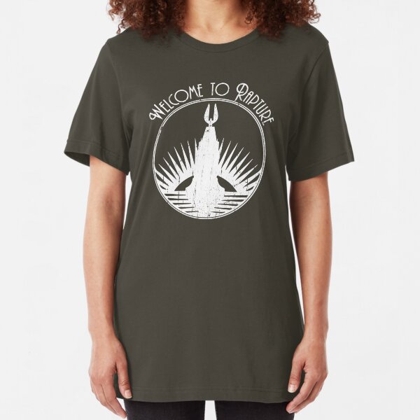 Bioshock Welcome To Rapture Slim Fit T-Shirt
