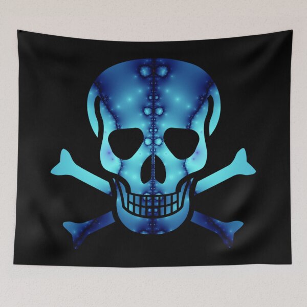 Item preview, "Blue Infinity" Fractal Skull! designed and sold by ChaosEmporium.