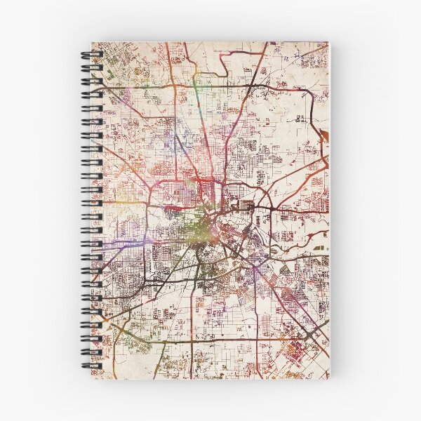 Item preview, Houston map designed and sold by MapMapMaps.