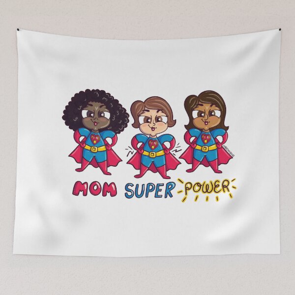 Item preview, Super Mom, Super Mother's Day. Mommy Super Hero. Super Mom Power designed and sold by orichalbaud.