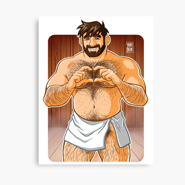 ADAM LIKES SAUNAS Canvas Print