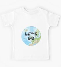 Let's Go! Rounded Europe Map Kids Tee