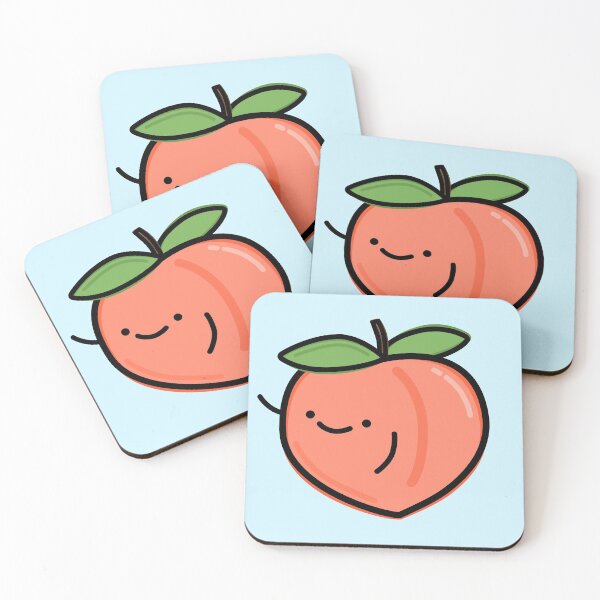 Item preview, Cute Peach designed and sold by happyfruits.
