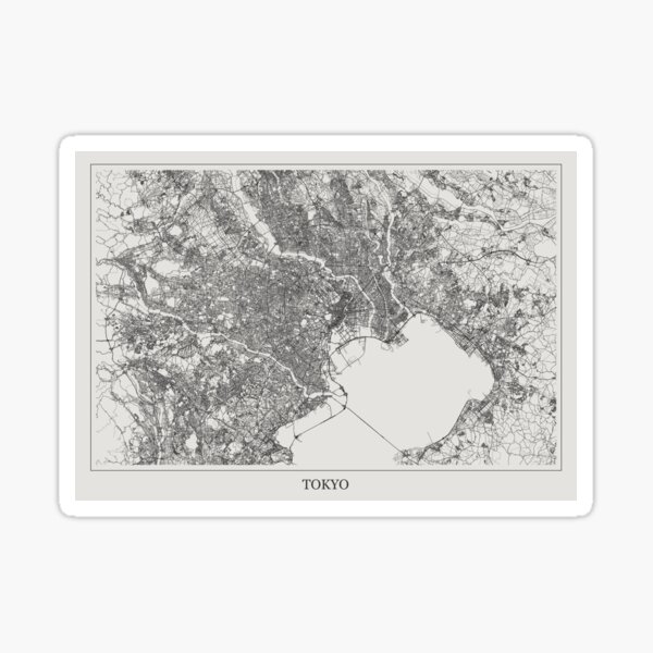 Item preview, Tokyo, City Map designed and sold by Ever Hobbes.