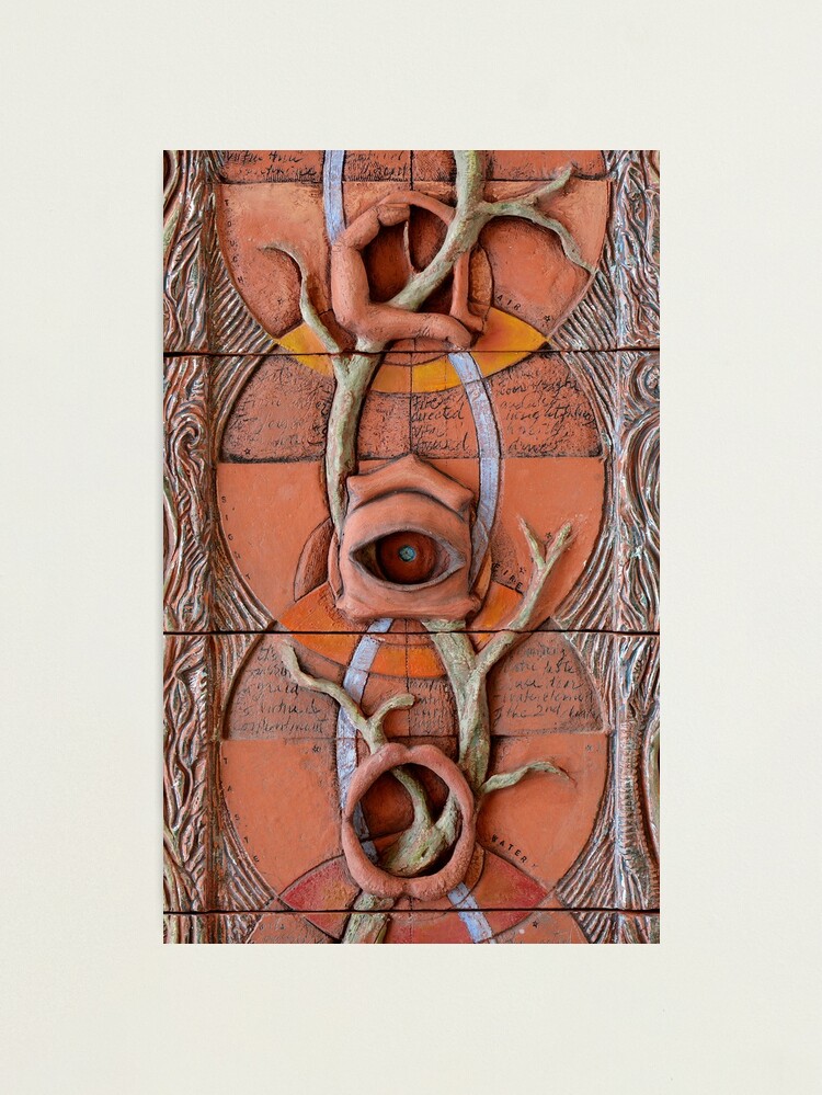 Alternate view of Sense Doors (detail of Lotus VII) Photographic Print