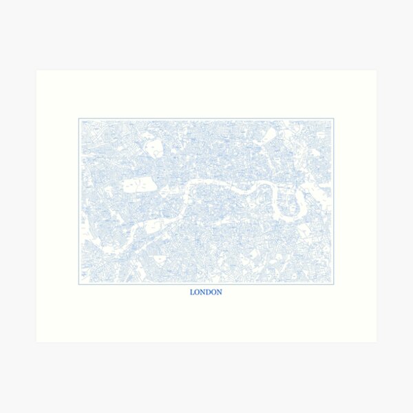 Item preview, Map of London City designed and sold by Ever Hobbes.