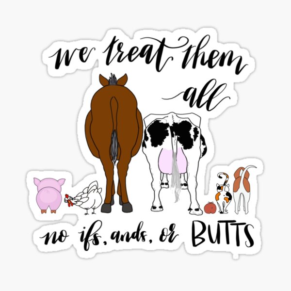 Item preview, Veterinarians - no if ands or butts about it  designed and sold by irvd5d.