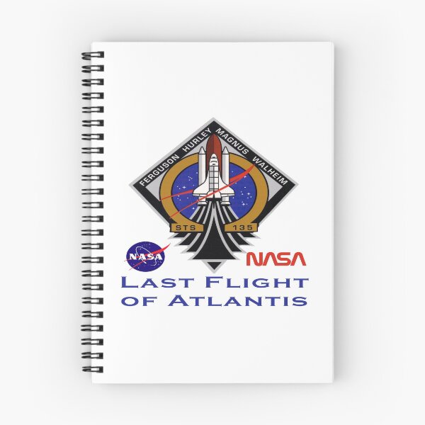 Item preview, STS-135 Last Flight of Atlantis designed and sold by Nikki SpaceStuffPlus.