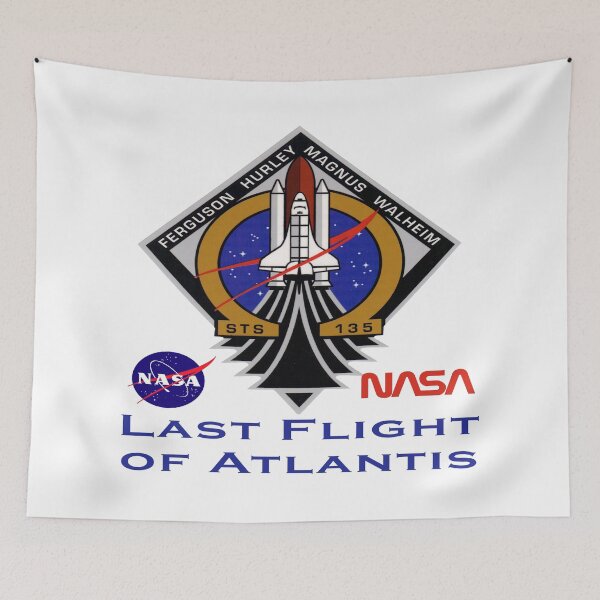Item preview, STS-135 Last Flight of Atlantis designed and sold by Nikki SpaceStuffPlus.