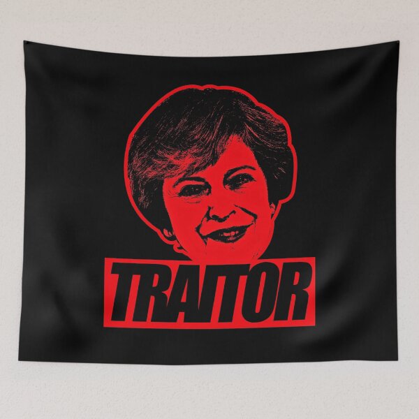 Item preview, TRAITOR Theresa May T Shirt Brexit designed and sold by PokerFace420.