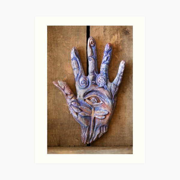 Hand Eye Art Print